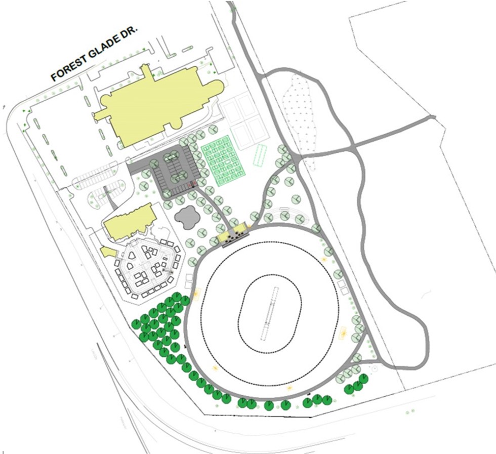 Park improvements concept plan map